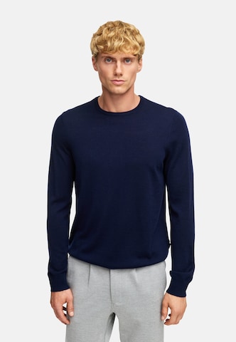 Kronstadt Sweater 'Johannes' in Blue: front