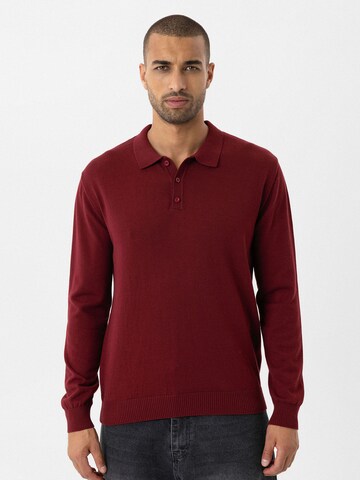 Pull-over Anou Anou en rouge : devant