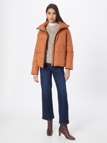 SELECTED FEMME Winter Jacket 'DAISY' in Brown
