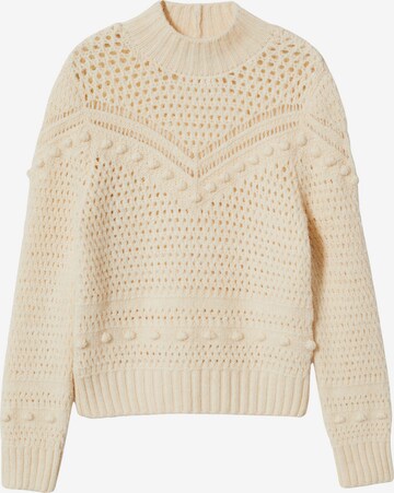 Pull-over 'Canica' MANGO en beige : devant