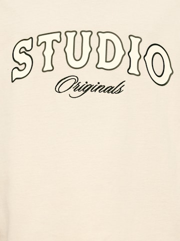 JACK & JONES Shirt 'JORUPSTATE' in Beige