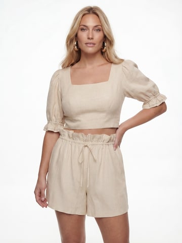 CITA MAASS Топ в Бежевый: спереди