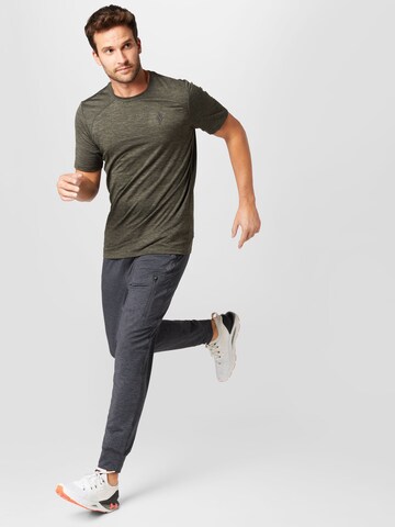 SKECHERS Tapered Workout Pants in Grey