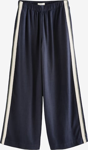 mėlyna Next Plačios klešnės Kelnės: priekis