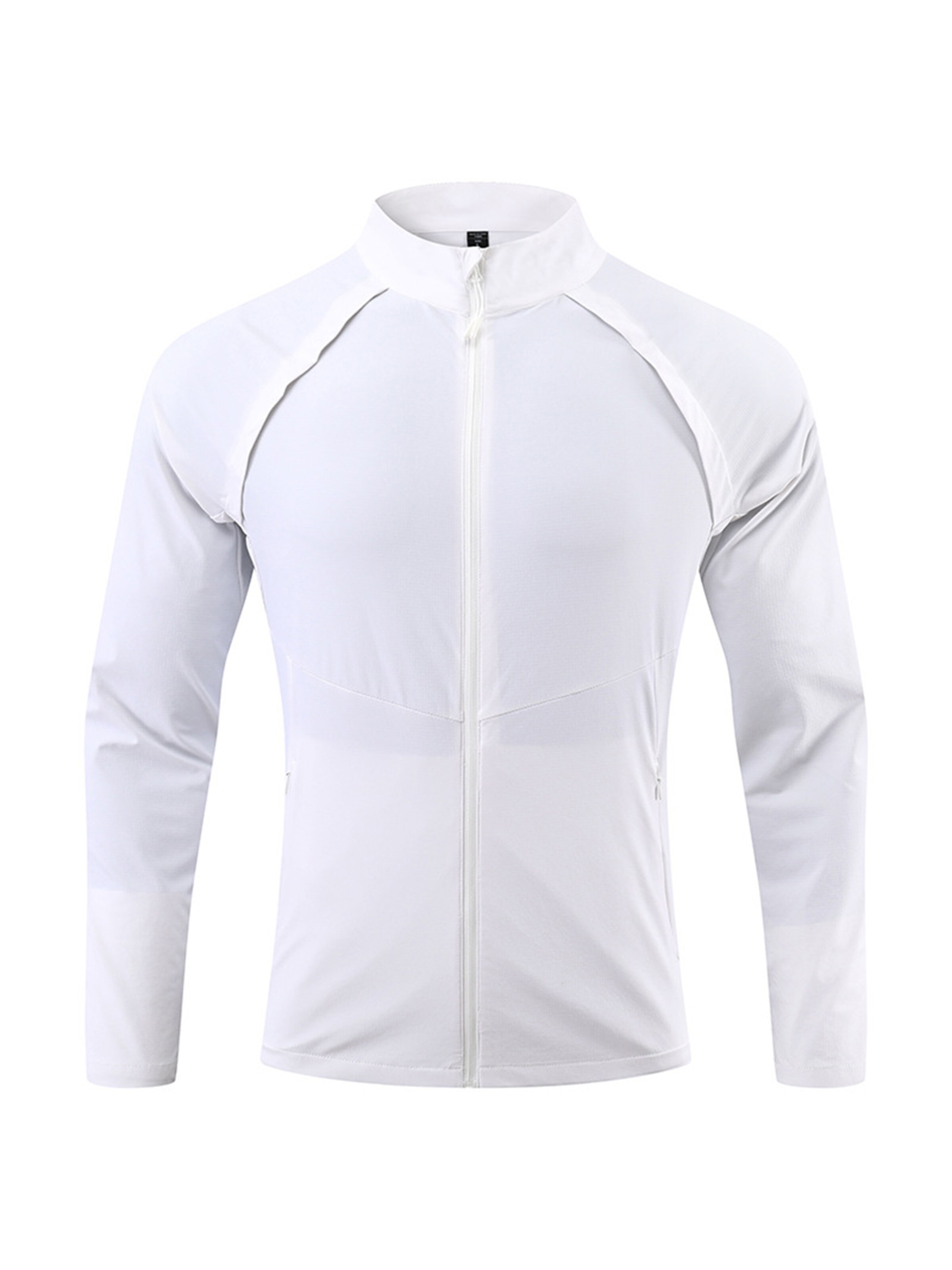 YOUTHUP Athletic Jacket 'Komfort' in White: front