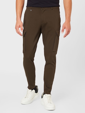 Coupe slim Pantalon cargo ANTONY MORATO en vert : devant