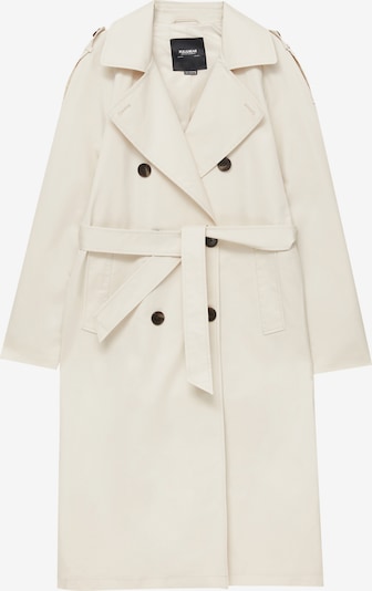 Pull&Bear Manteau mi-saison en mastic, Vue avec produit