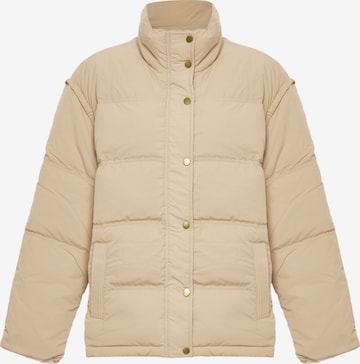 MYMO Tussenjas in Beige: voorkant