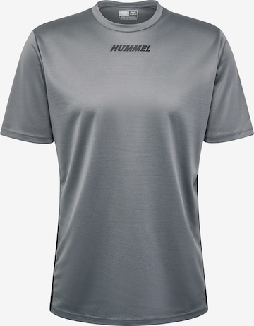 T-Shirt fonctionnel Hummel en gris : devant
