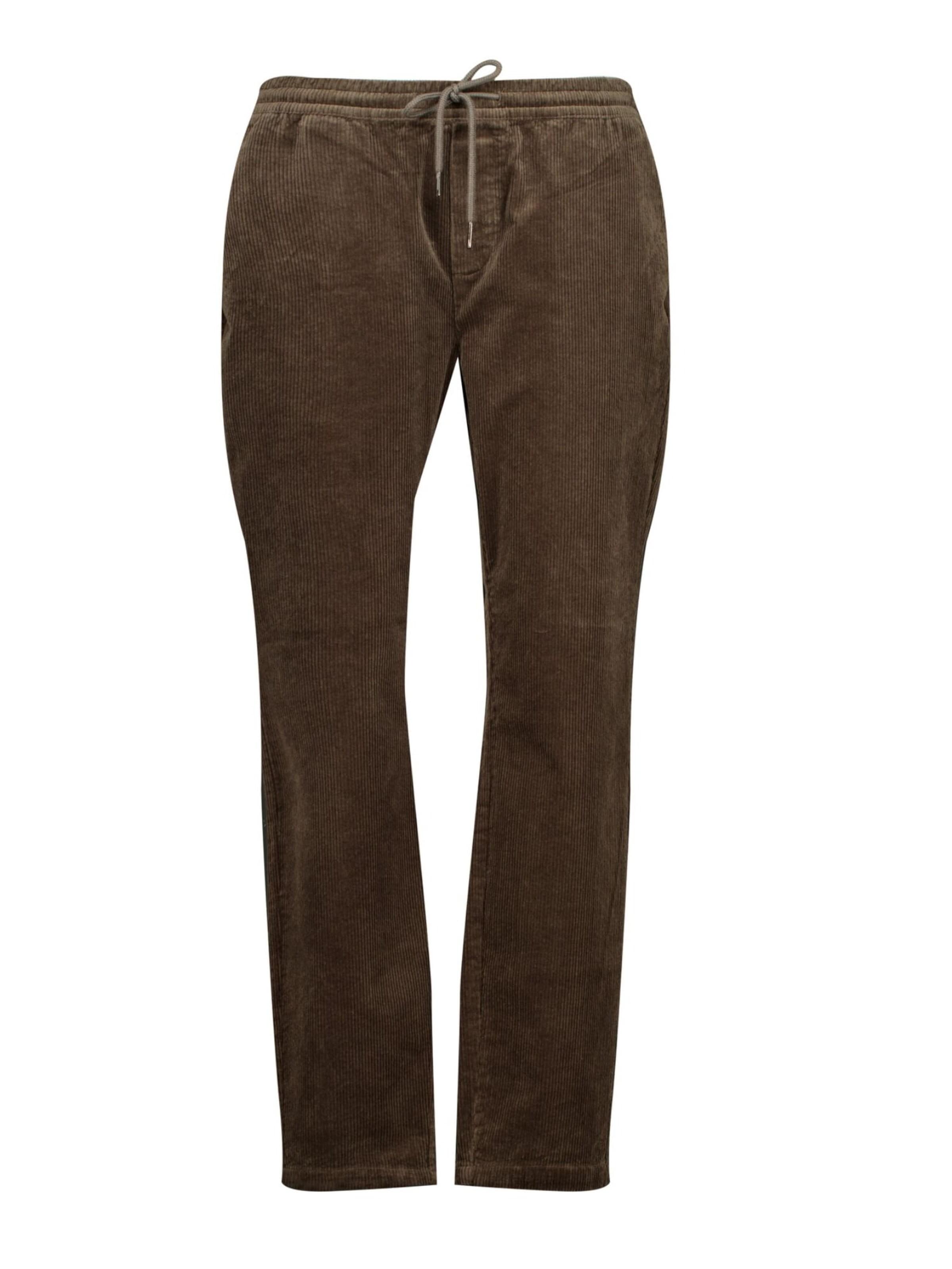 Deeluxe Regular Broek in Bruin: voorkant