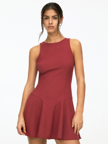 Pull&Bear Kleid in Rot: Vorderseite
