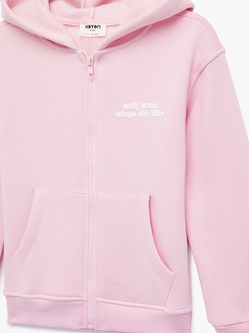 Koton Sweat jacket in Pink