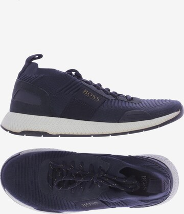 BOSS Black Sneakers & Trainers in 40 in Blue: front