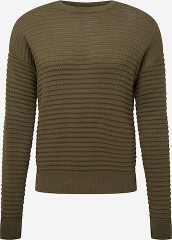 ABOUT YOU Sweater 'Dorian' in Green: front