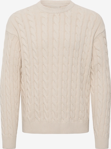 !Solid Sweater 'SDMalcolm' in Beige: front