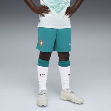 Regular Pantalon de sport 'Portugal 2026' PUMA en vert : devant