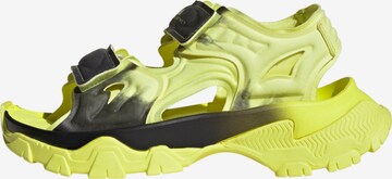 Sandales ADIDAS BY STELLA MCCARTNEY en jaune : devant