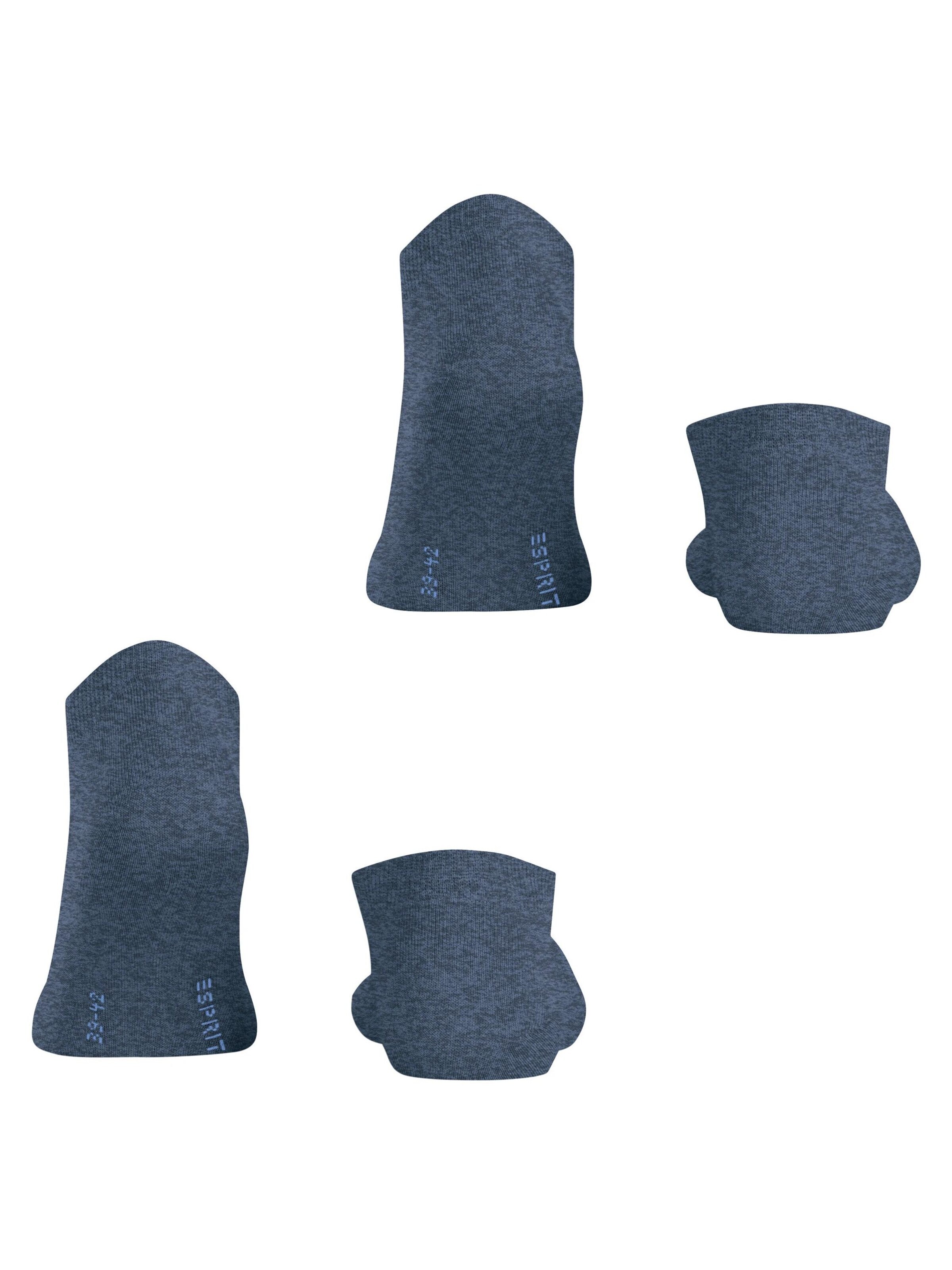 ESPRIT Ankle Socks 'Basic Uni 2-Pack' in Blue