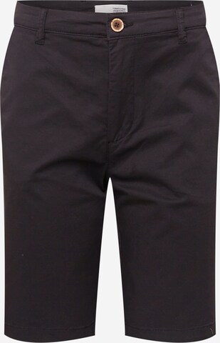 !Solid Regular Chino Pants 'Bishop' in Black: front