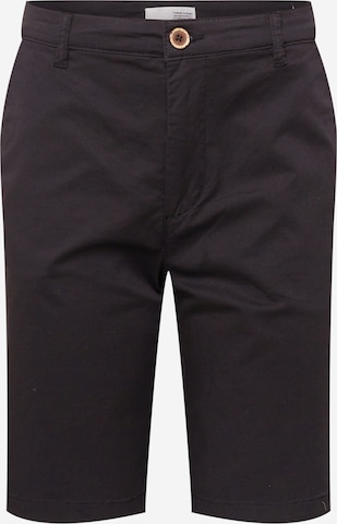 !Solid Chino 'Bishop' in Zwart: voorkant