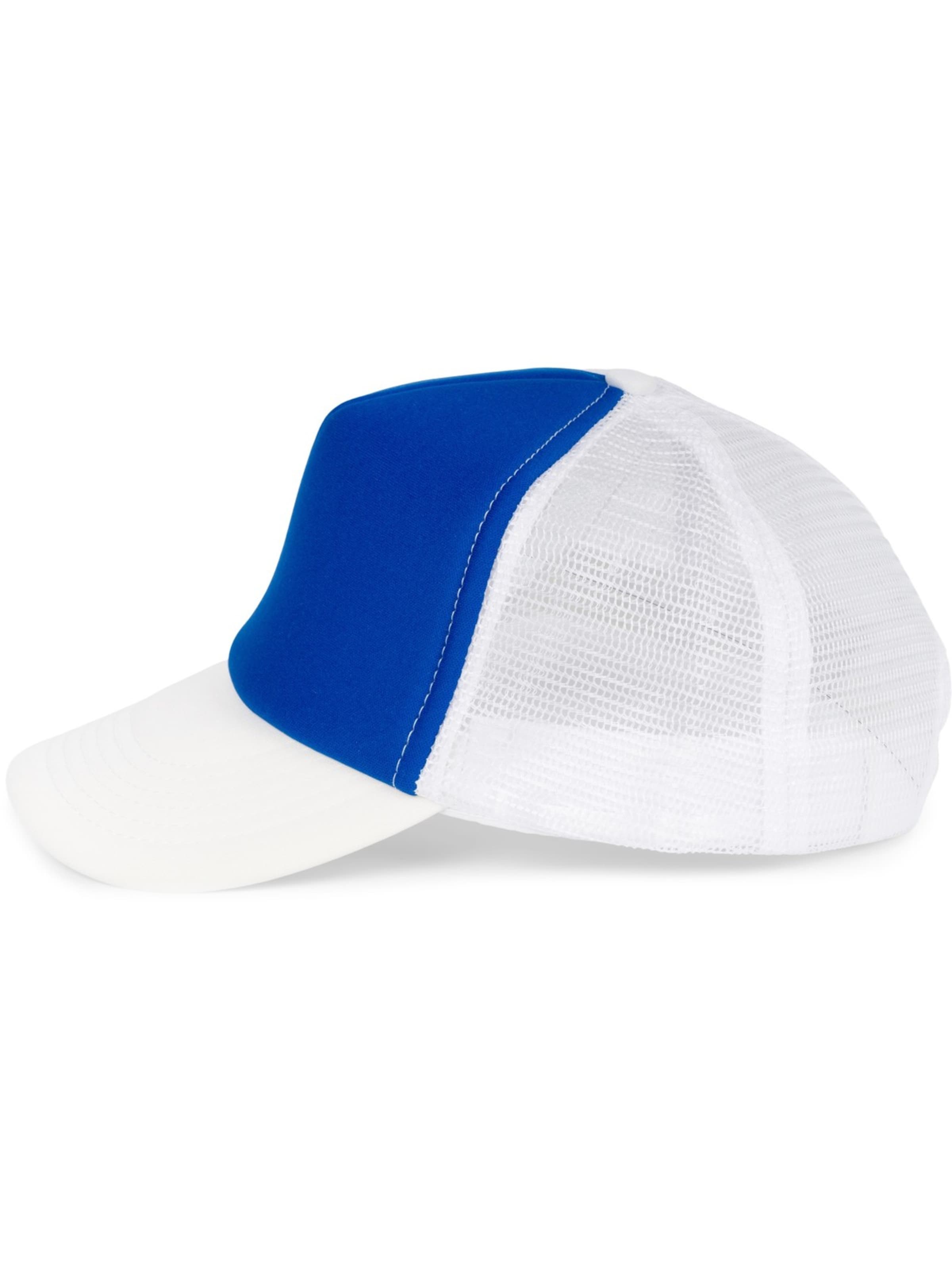 styleBREAKER Cap '5-Panel Mesh Cap' in Blue