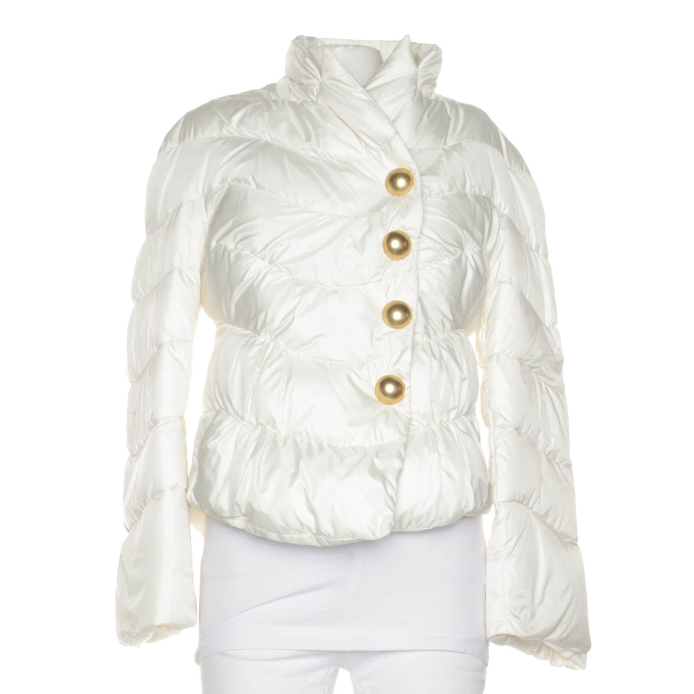 Ermanno Scervino Jacket & Coat in S in White: front
