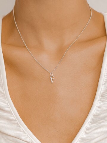 Hey Happiness - Cadena 'Letter F' en plata