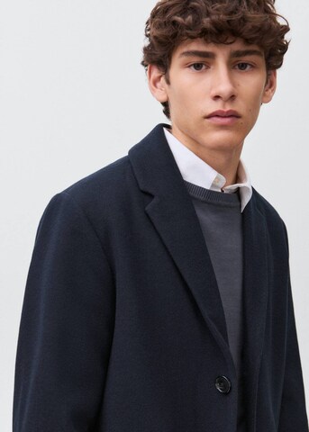 MANGO TEEN Coat in Blue