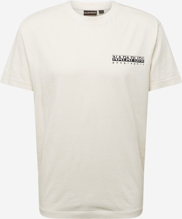 T-Shirt 'S-KOTCHO' NAPAPIJRI en blanc : devant