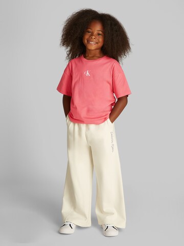 Maglietta di Calvin Klein Jeans in rosa: frontale