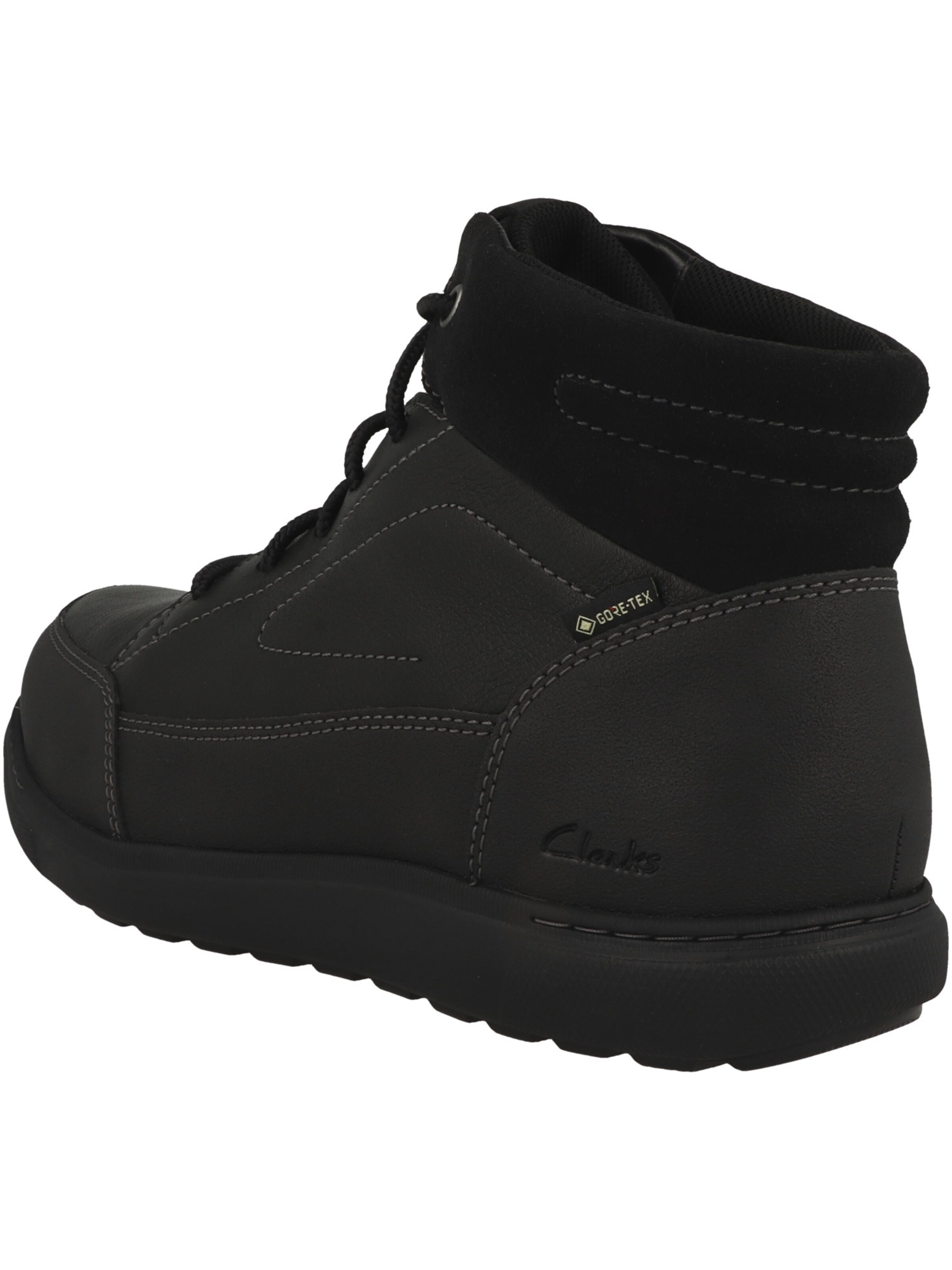 Boots stringati 'Mapstone' di CLARKS in nero