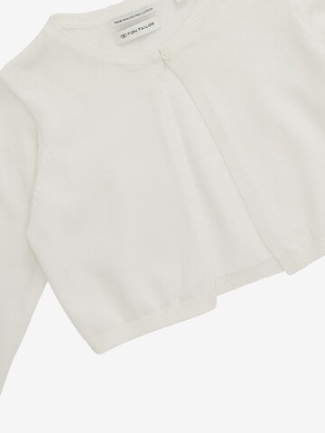 Cardigan TOM TAILOR en blanc