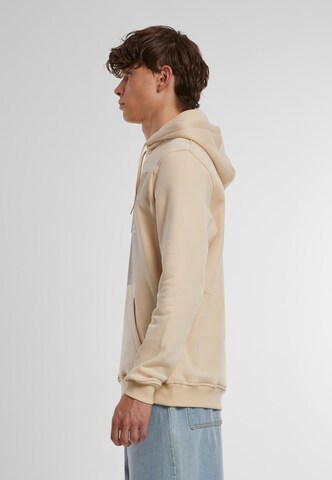 Sweat-shirt 'Sensitive Content' Mister Tee en beige