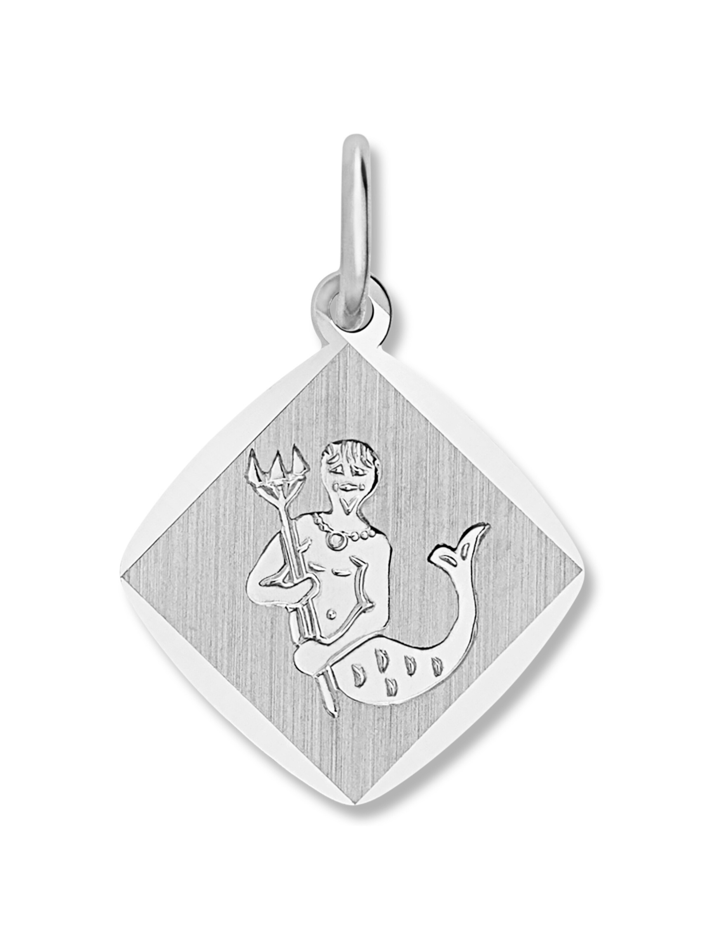 ONE ELEMENT Anhänger 'Wassermann' in Silber: Vorderseite