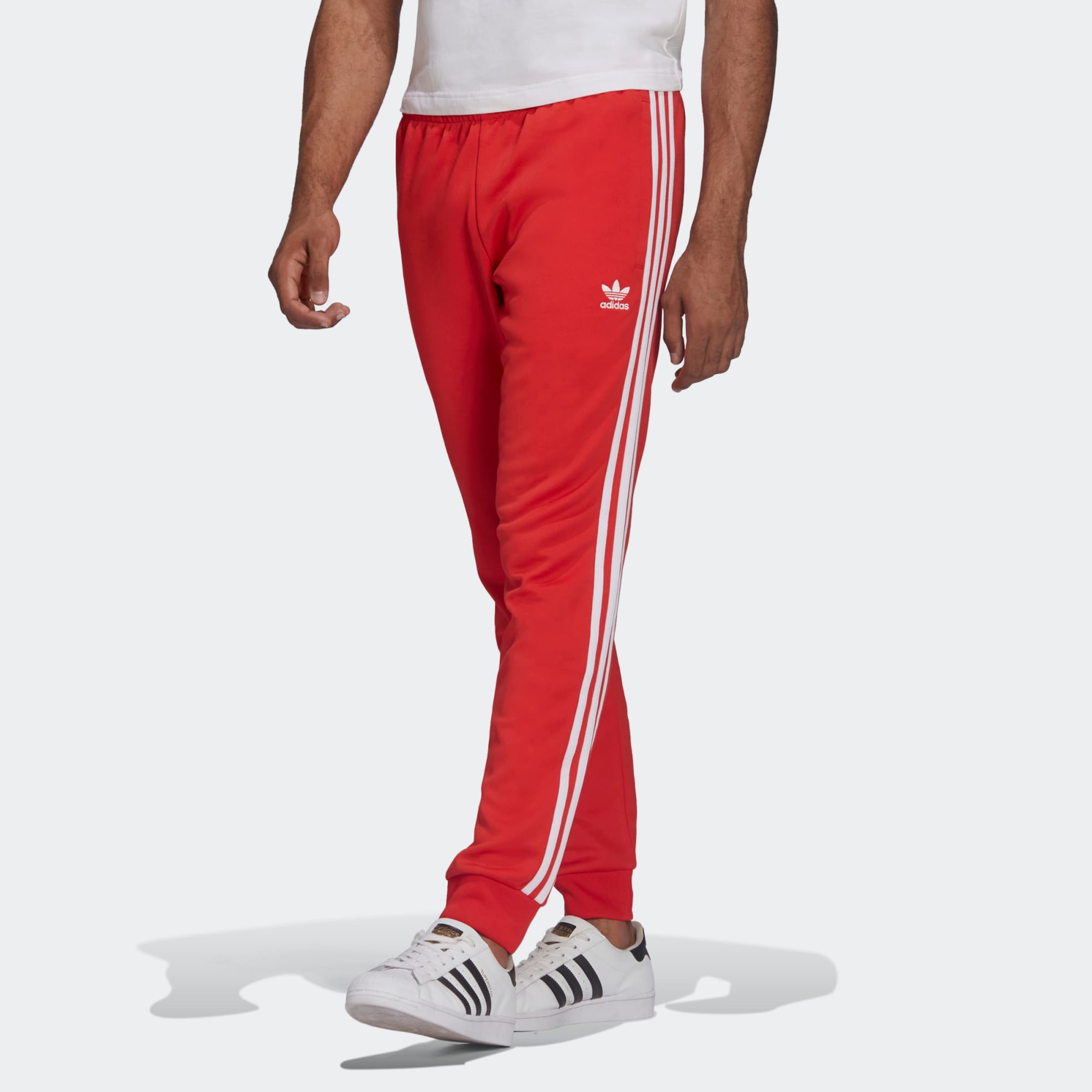 ADIDAS ORIGINALS Pants in Red | ABOUT YOU