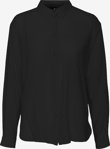 Camicia da donna 'BUMPY' di VERO MODA in nero: frontale