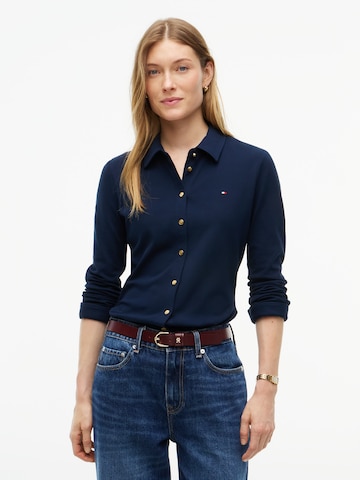 TOMMY HILFIGER Bluza '1985' | modra barva: sprednja stran