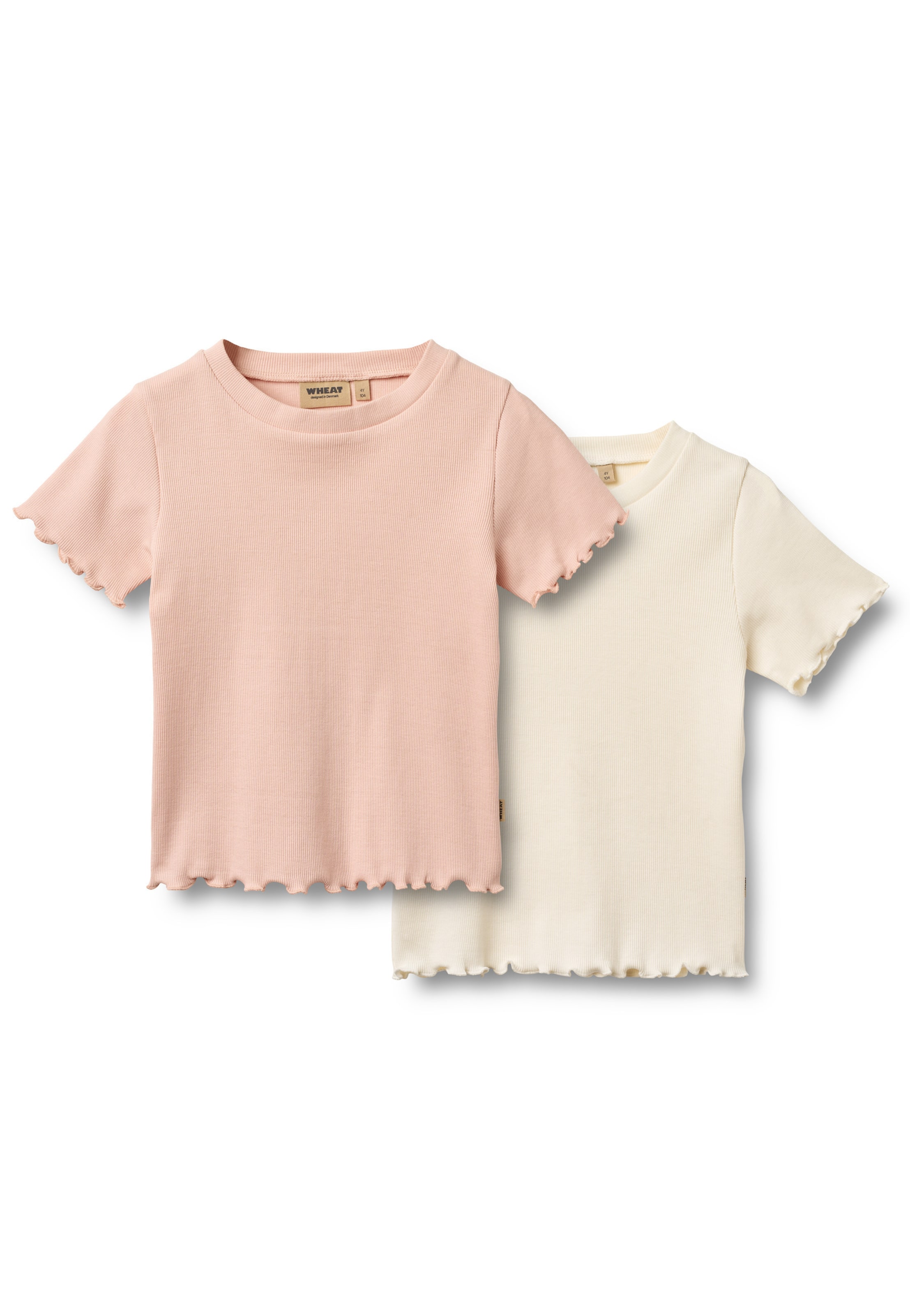 T-Shirt WHEAT en rose : devant