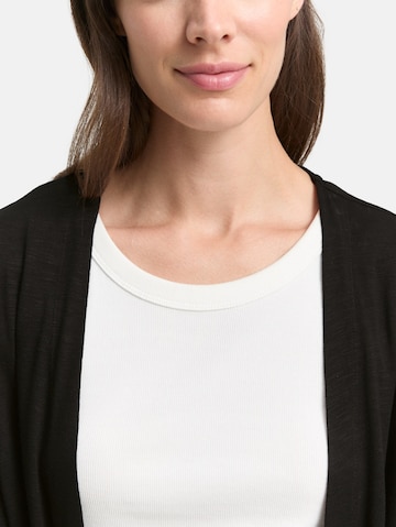 TOM TAILOR Gebreid vest in Zwart