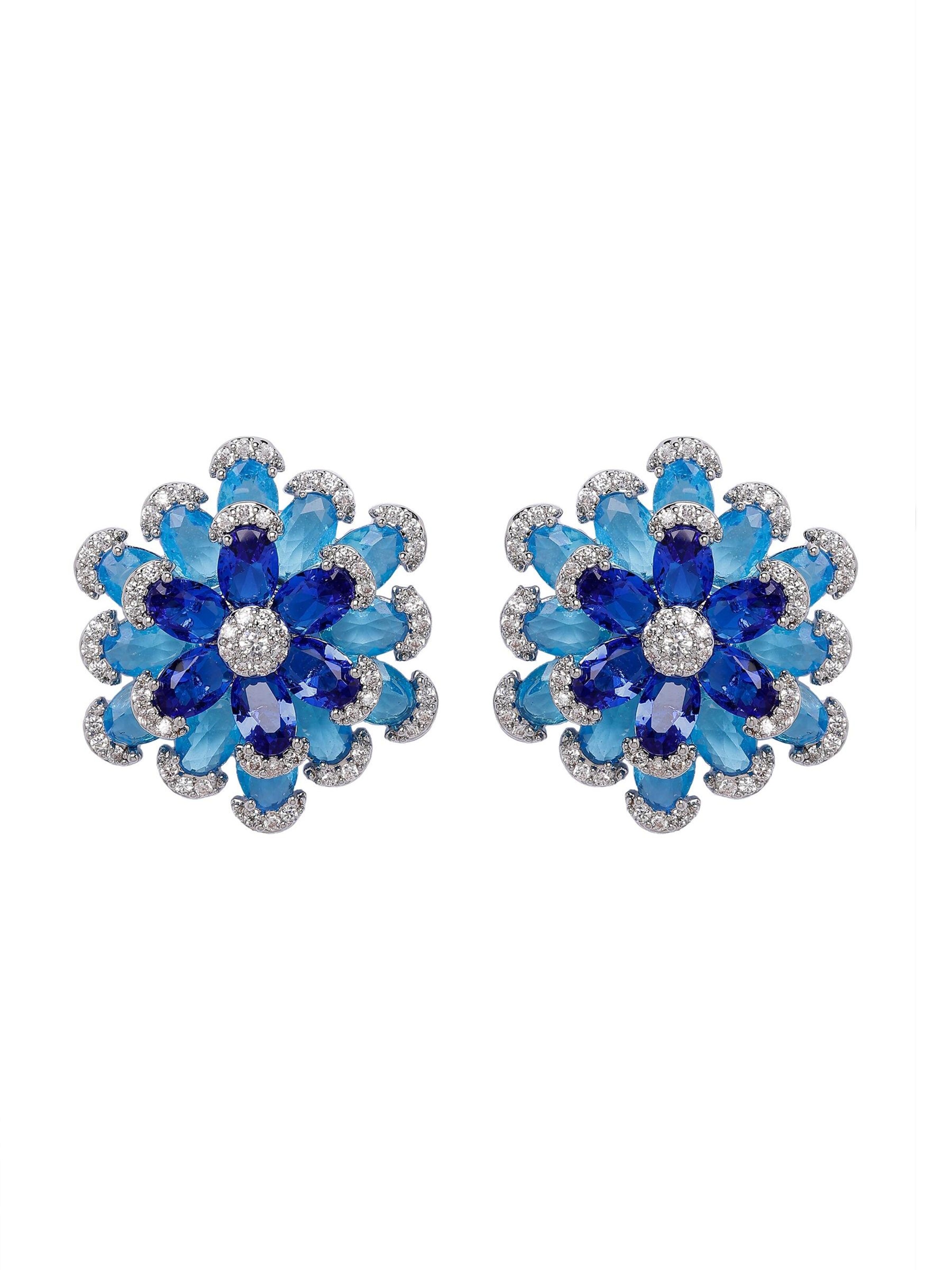 AVANT-GARDE PARIS Earrings 'Ninaa' in Blue, Item view