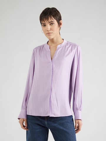 COMMA Blouse in Lila: voorkant