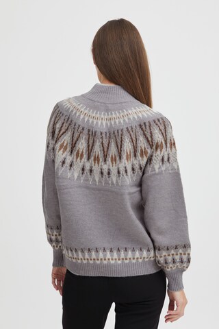 b.young Strickpullover 'Olika' in Grau