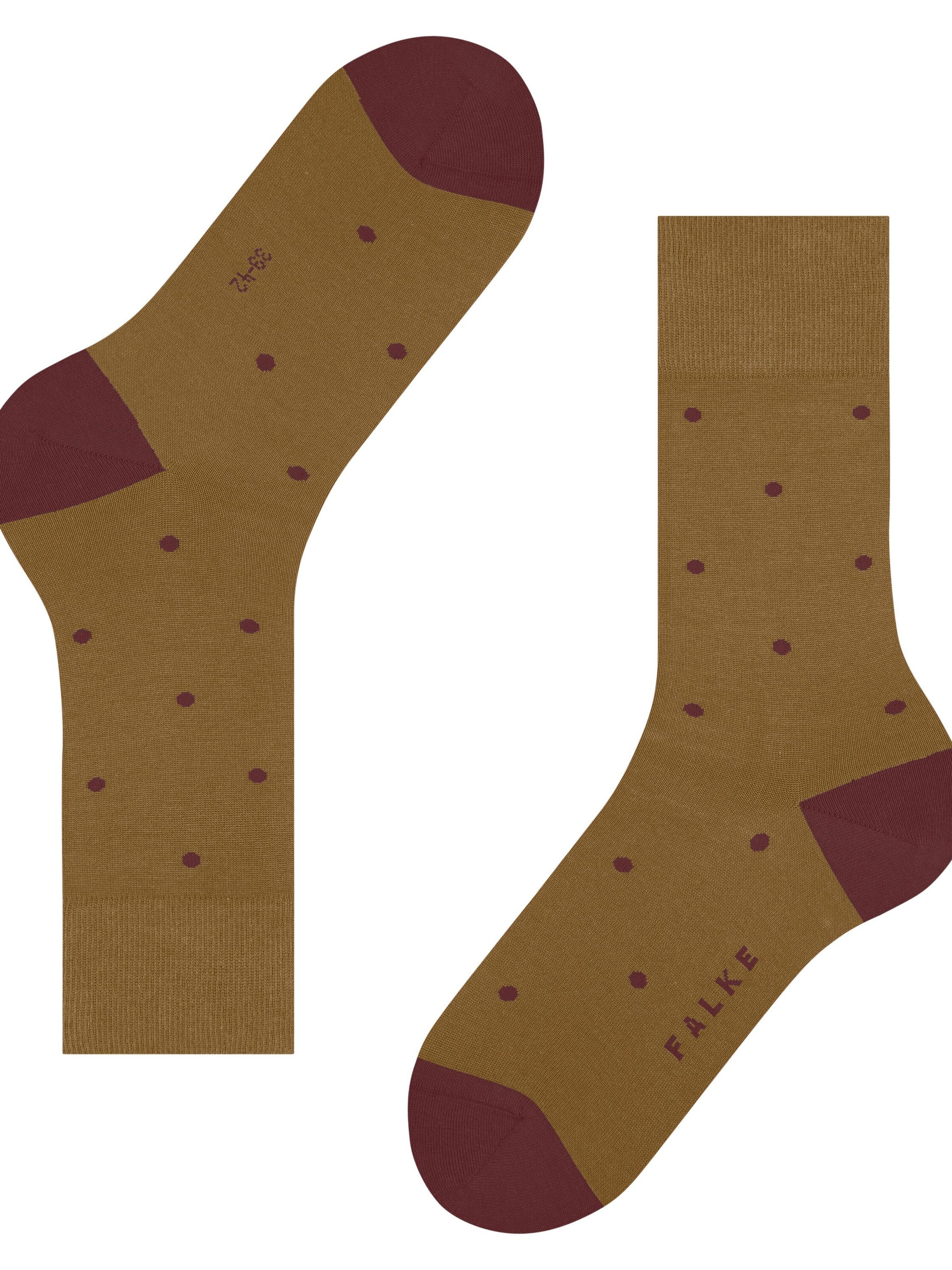 FALKE Socks 'Dot' in Brown