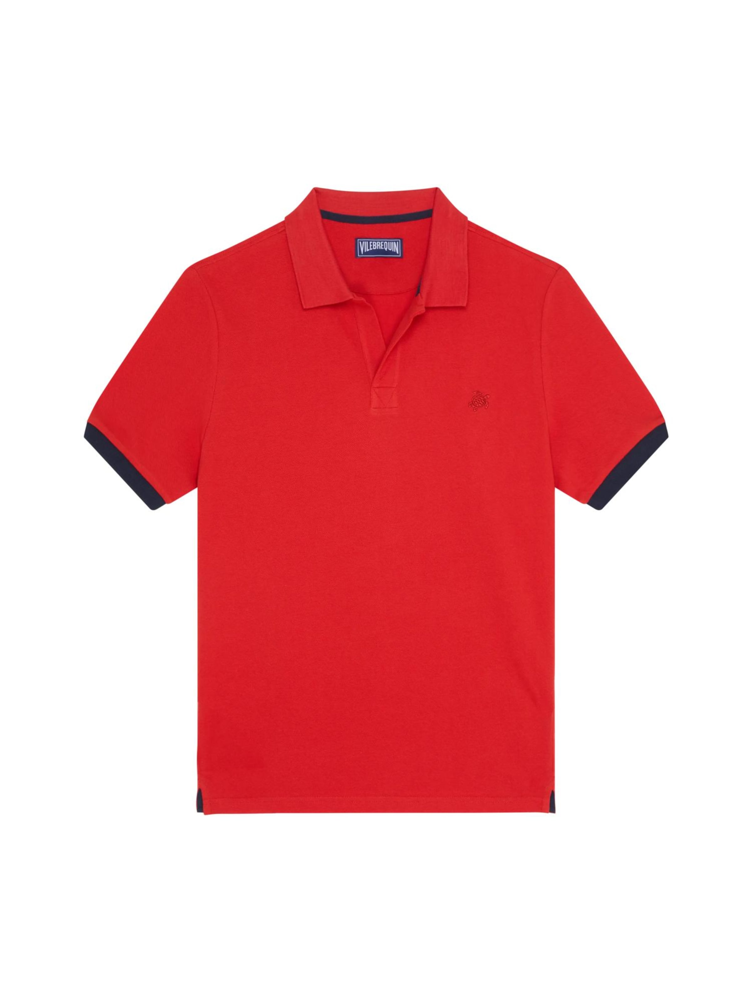 Vilebrequin Shirt in Rood: voorkant