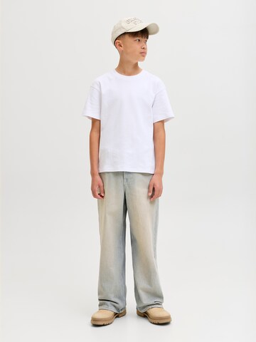 Jack & Jones Junior Wide Leg Jeans 'JJIDAVE JJORIGINAL' i blå