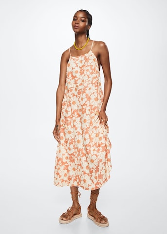 MANGO Summer Dress 'Max' in Orange