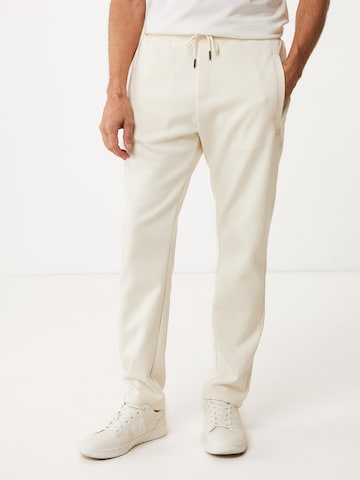 Regular Pantalon 'Zachary Essential' MEXX en blanc : devant