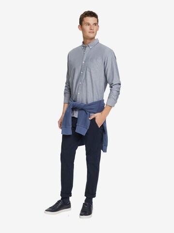 ESPRIT Regular fit Button Up Shirt in Blue