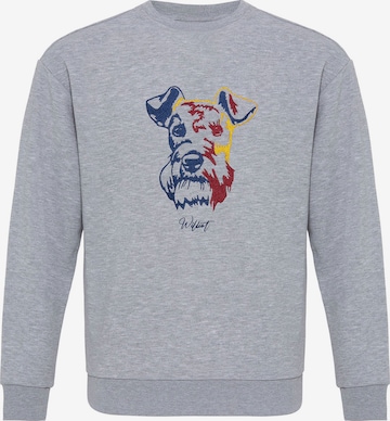Sweat-shirt Williot en gris : devant