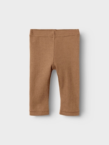 NAME IT regular Leggings i brun